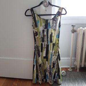 Mango graphic dress